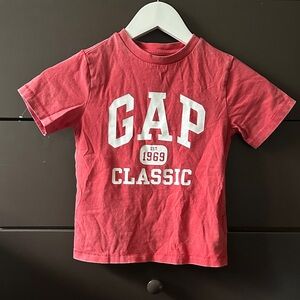 GAP Kids Red Washed Classic Tee
